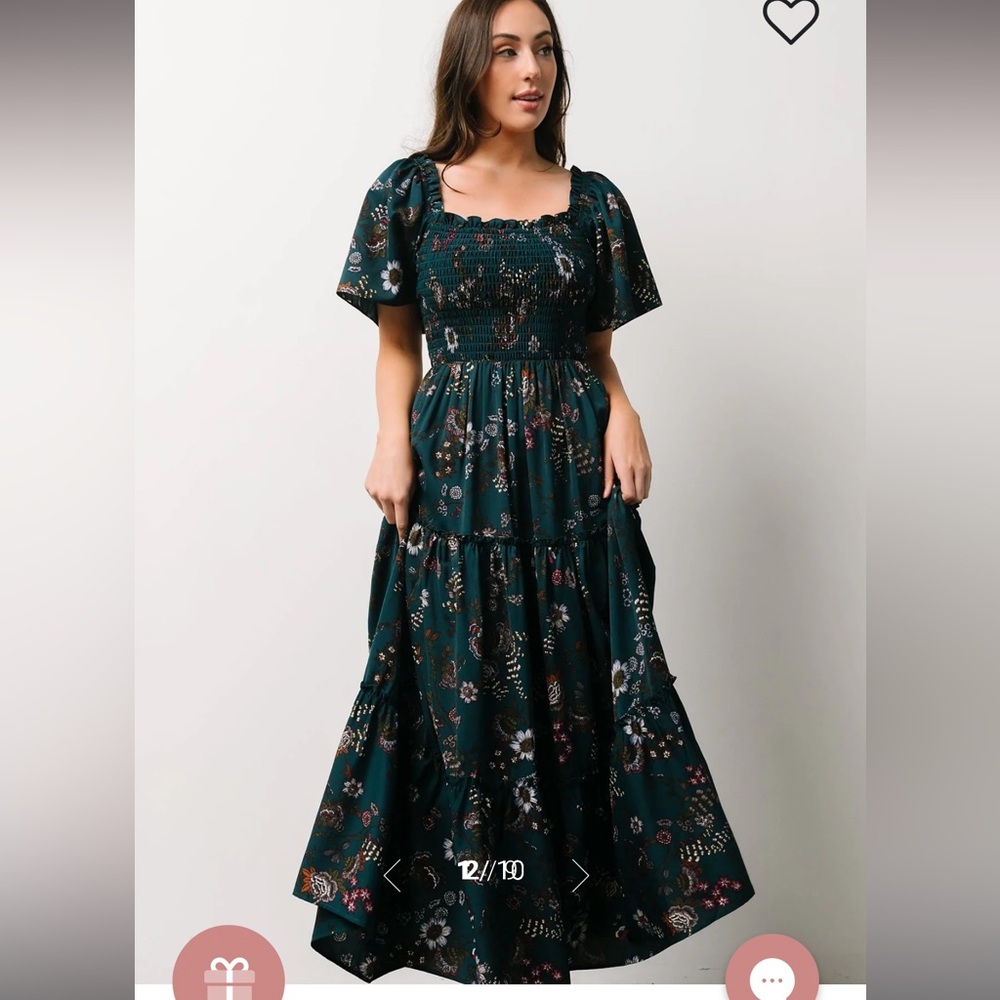 Baltic Born smocked maxi
